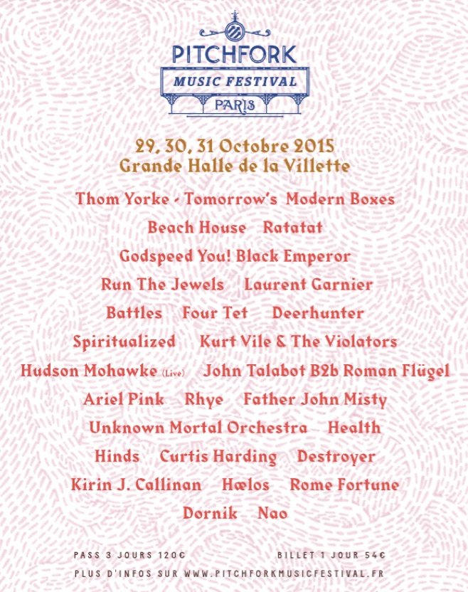 pitchfork - paris